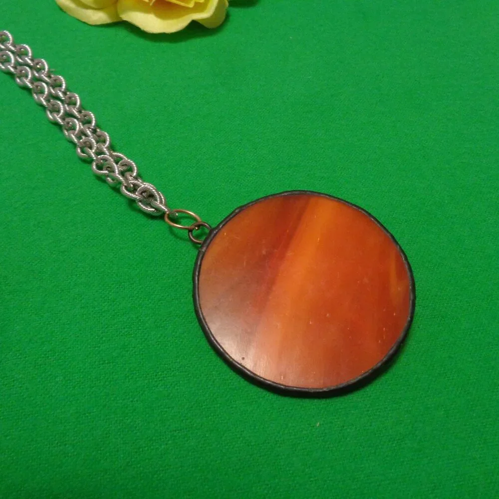 Here Comes the Sun PENDANT Necklace & FRUIT COLORS Multi Statement Piece Lot